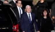 US Vice President Mike Pence and his wife Karen Pence arrive at Ben Gurion International Airport near Tel Aviv, Israel, 21 January 2018. EPA/ABIR SULTAN