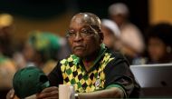 (FILES) This file photo taken on December 17, 2017 shows South African and then African National Congress President Jacob Zuma looking. AFP / GULSHAN KHAN 
