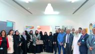 The members and officials of Best Buddies Qatar at the Vacation and Rehabilitation Program event.