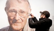 A visitor to the ikea museum takes a mobile photo of a picture of Ingvar Kamprad, founder of Swedish multinational furniture retailer ikea, in Almhult, Sweden, January 28, 2018. TT News Agency/Ola Torkelsson/via REUTERS