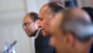 Egyptian Foreign Minister Sameh Shoukry talks during a meeting with his Sudanese counterpart Ibrahim Ghandour at Tahrir Palace in Cairo, Egypt February 8, 2018. Reuters/Amr Nabil