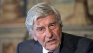 In this file photo taken on August 3, 2010 Former CDA (Christian Democrat party) Prime Minister Ruud Lubbers gives a press conference on a report he gave earlier to Dutch Queen Beatrix in The Hague.  AFP / ANP / Valerie Kuypers