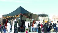 People attending Sport Day activities.