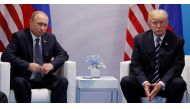 US President Donald Trump meets with Russian President Vladimir Putin during their bilateral meeting at the G20 summit in Hamburg, Germany July 7, 2017. Reuters/Carlos Barria