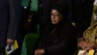 In this file photo taken on December 14, 2013 The ex-wife of Nelson Mandela, Winnie Mandela Madikizela, attends a Farewell Service for South African former president Nelson Mandela at the Waterkloof air force base in Pretoria before the departure of Mande