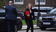 Britain's Home Secretary Amber Rudd arrives for an emergency cabinet meeting at 10 Downing street in London on April 12, 2018. AFP / Ben STANSALL