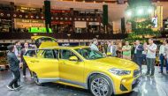 Visitors taking a closer look at the all-new BMW X2.