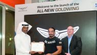 Doha Marketing Services Company WLL(Domasco),  launching the the 2018 model of Honda GL1800 Gold Wing. 
