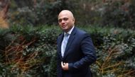  In this file photo taken on March 20, 2018 Britain's Housing, Communities and Local Government Secretary Sajid Javid leaves 10 Downing Street in central London after attending the weekly meeting of the Cabinet. (AFP / Ben STANSALL)