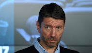 Adidas CEO Kasper Rorsted follows the company annual press conference in Herzogenaurach, southern Germany on March 8, 2017 (AFP / Christof Stache) 