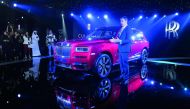 Rabih Ataya, General Manager, Rolls-Royce Motor Cars Doha, speaking during the launch of Cullinan, the first-ever SUV in the history of Rolls-Royce, at a function held at the Marsa Malaz Kempinski, at The Pearl-Qatar, yesterday.