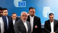 Iran's Foreign Minister Mohammad Javad Zarif arrives at the EU council in Brussels, Belgium May 15, 2018. REUTERS/Yves Herman