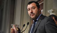 Matteo Salvini, leader of the far-right party 