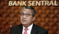 Bank Indonesia's new governor, Perry Warjiyo, speaks at a media briefing at Bank Indonesia headquarters in Jakarta, Indonesia, May 30, 2018. Reuters/Willy Kurniawan