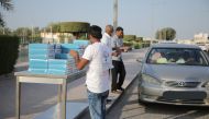 Hifz Al Naema volunteers distribute iftaar boxes during Ramadan