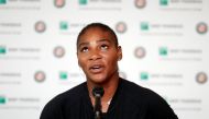 Serena Williams of the U.S during a press conference (REUTERS/Benoit Tessier)