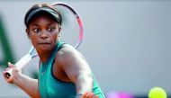 Sloane Stephens of the US returns the ball to Madison Keys the US during their women's singles semi-final match on day twelve of The Roland Garros 2018 French Open tennis tournament in Paris on June 7, 2018. AFP / Christophe Simon