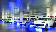 The new showroom of Porsche Centre Doha.