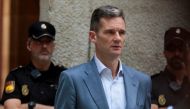 File photo of Inaki Urdangarin, Spain's King Felipe's brother-in-law, leaves court after picking up his prison sentence notification in Palma de Mallorca, Spain, June 13, 2018. REUTERS/Enrique Calvo/File Photo