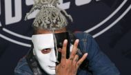 (FILES) In this file photo taken on October 05, 2017 showing rapper XXXTentacion attending the BET Hip Hop Awards 2017 at The Fillmore Miami Beach at the Jackie Gleason Theater in Miami Beach, Florida. AFP / GETTY IMAGES NORTH AMERICA / Bennett RAGLIN