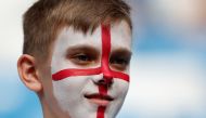 England fan inside the stadium before the match Reuters/Carlos Garcia Rawlins