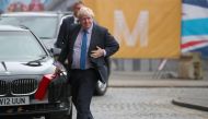 British Foreign Secretary Boris Johnson arrives at the conference centre for the Conservative Party Conference in Manchester, October 1, 2017. (Reuters/Hannah McKay) 