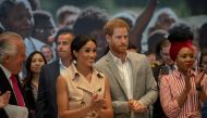 Britain's Prince Harry and Meghan, the Duchess of Sussex, visit the Nelson Mandela Centenary Exhibition at Southbank Centre's Queen Elizabeth Hall in London, Britain, July 17, 2018. Arthur Edwards/Pool via REUTERS