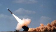 In this handout file photo provided by the Israeli Army on February 22, 2001, a Patriot anti-missile missile is launched on the last day of joint five-day US-Israeli military excercise in the Negev desert. The Israeli army said on July 24, 2018 that it ha