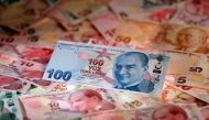File photo of Turkish Lira banknotes are seen in this October 10, 2017 picture illustration. REUTERS/Murad Sezer/File Photo/File Photo