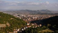 General view of southern Serbian town of Presevo on September 12, 2018.  AFP / Armend NIMANI