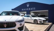 Maserati Levante and Quattroporte MY19 on display at Maserati Lounge.