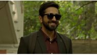 Still of the actor Ayushmann Khurrana from the movie Andhadhun.
