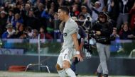 Juventus' Cristiano Ronaldo celebrates scoring their second goal REUTERS/Stefano Rellandini