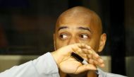 Belgium assistant coach Thierry Henry before the match REUTERS/Francois Lenoir