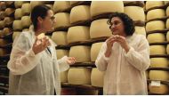 Samin Nosrat, right, stars in Netflix's new cooking show, 