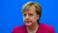 German Chancellor and leader of the Christian Democratic Union (CDU) Angela Merkel arrives to lead a CDU leadership meeting at the party's headquarters on October 29, 2018 in Berlin, a day after her fragile coalition suffered heavy losses in a key regiona