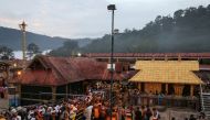 FILE PHOTO: Hindu devotees wait in queues inside the premises of the Sabarimala temple in Pathanamthitta district in the southern state of Kerala, India, October 18, 2018. Reuters/Sivaram V
