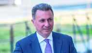 In this file photo taken on October 05, 2018 shows former Macedonian Prime Minister Nikola Gruevski arriving at a courthouse in Skopje on October 5, 2018. AFP / Robert Atanasovski
