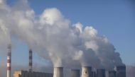 FILE PHOTO: A picture taken on September 27, 2011 shows a view of the Belchatow power plant in Belchatow, near Lodz central Poland.  AFP / Darek REDOS