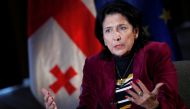 Georgia's president-elect Salome Zurabishvili speaks during an interview with Reuters in Tbilisi, Georgia, December 1, 2018. Reuters/David Mdzinarishvili