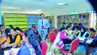 Teachers and academic leaders during the workshop.