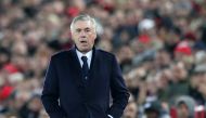 Napoli coach Carlo Ancelotti looks on REUTERS/Jon Super
