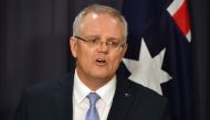 (FILES) In this file photo taken on August 24, 2018 Australia's incoming Prime Minister Scott Morrison speaks at a press conference in Canberra. AFP / SAEED KHAN