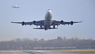  An airplane takes off at Gatwick Airport, after the airport reopened to flights following its forced closure because of drone activity, in Gatwick, Britain, December 21, 2018. REUTERS/Toby Melville