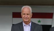 Syria coach Bernd Stange. REUTERS/Suhaib Salem