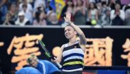 Simona Halep of Romania in action against Venus Williams (not seen) of USA during Australian Open 2019 Women's Singles match in Melbourne, Australia on January 19, 2019. Halep won the match with 2-0.  Recep ?akar - Anadolu