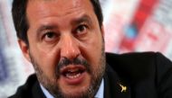 FILE PHOTO: Italian Deputy Prime Minister and right-wing League party leader Matteo Salvini attends a news conference at the Foreign Press Club in Rome, Italy December 10, 2018. REUTERS/Tony Gentile/File Photo