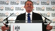 Britain's Secretary of State for International Trade Liam Fox delivers a speech in central London, Britain February 1, 2019. REUTERS/Hannah McKay