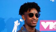 FILE PHOTO: 2018 MTV Video Music Awards - Arrivals - Radio City Music Hall, New York, U.S., August 20, 2018. - 21 Savage. REUTERS/Andrew Kelly/File Photo