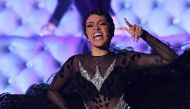 US rapper Cardi B performs onstage during the 61st Annual Grammy Awards on February 10, 2019, in Los Angeles. / AFP / Robyn Beck
